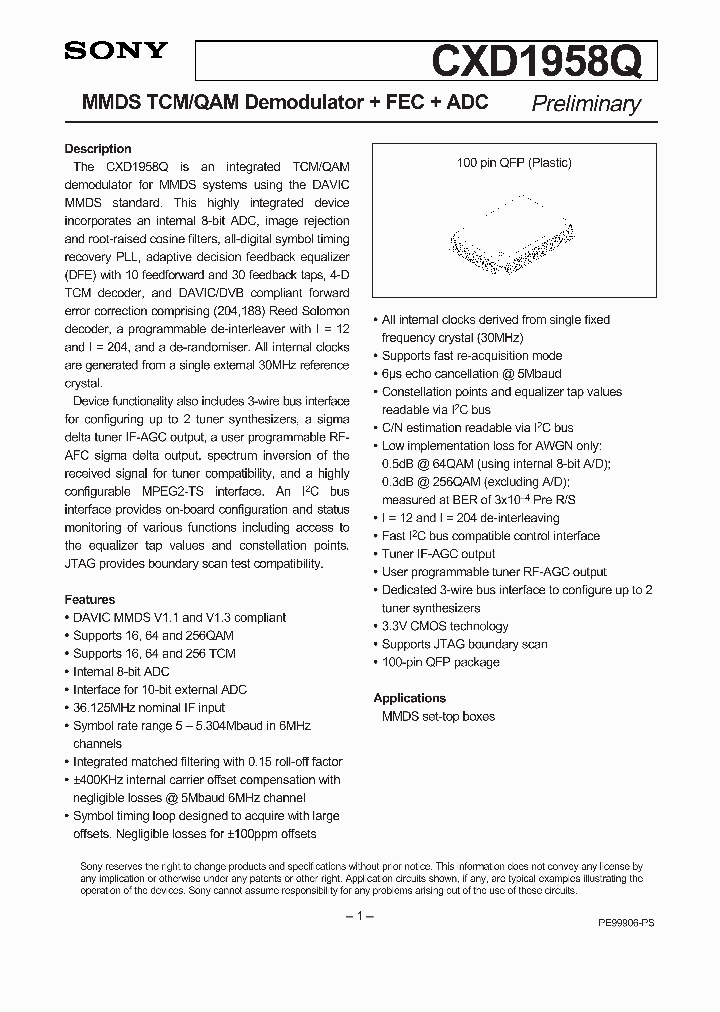 CXD1958Q_520769.PDF Datasheet