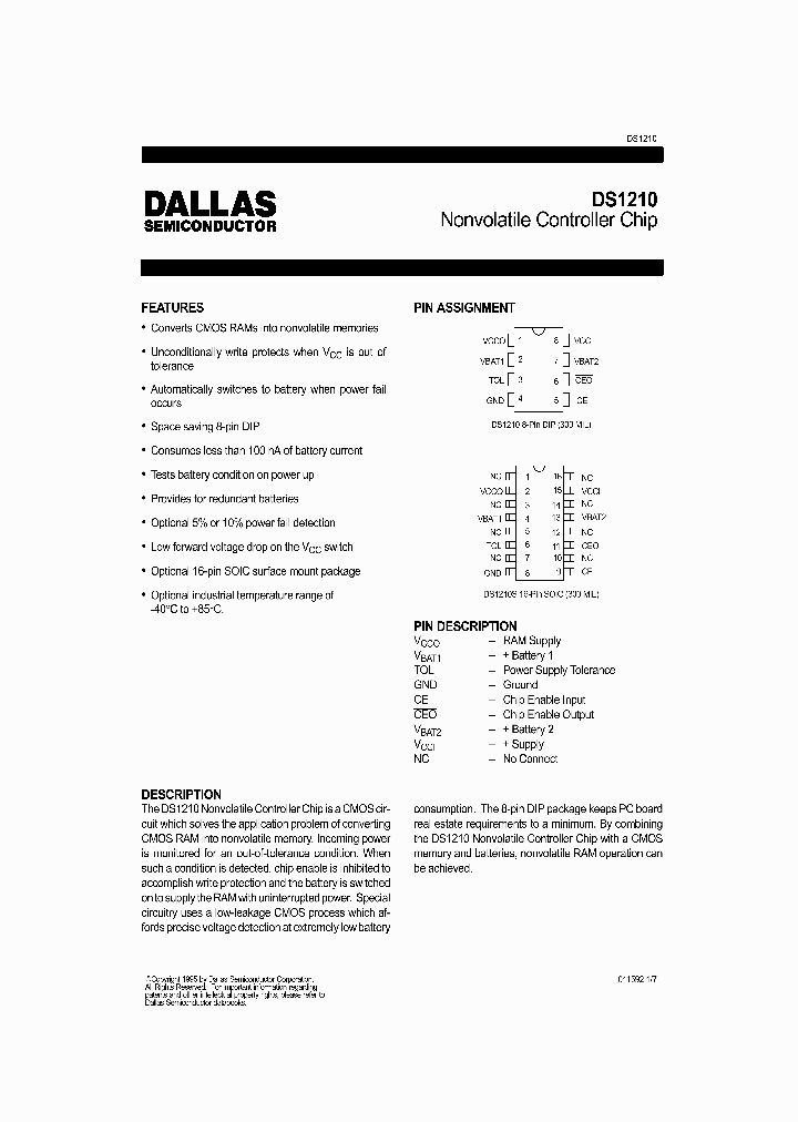 DS1210S_501445.PDF Datasheet