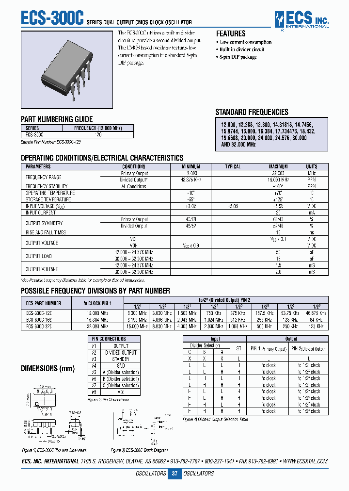 ECS-300C_493885.PDF Datasheet