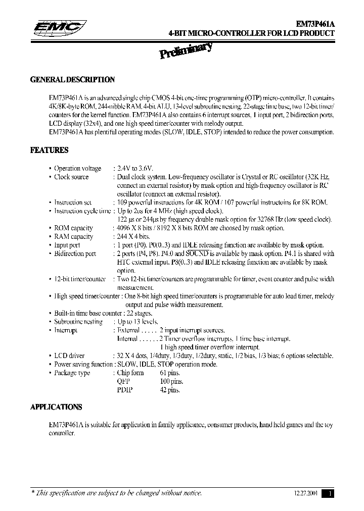 EM73P461A_498787.PDF Datasheet