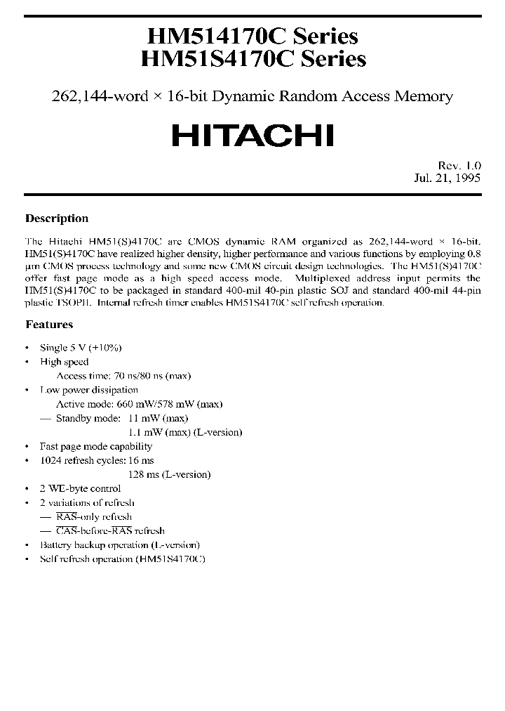 HM514170C_491299.PDF Datasheet