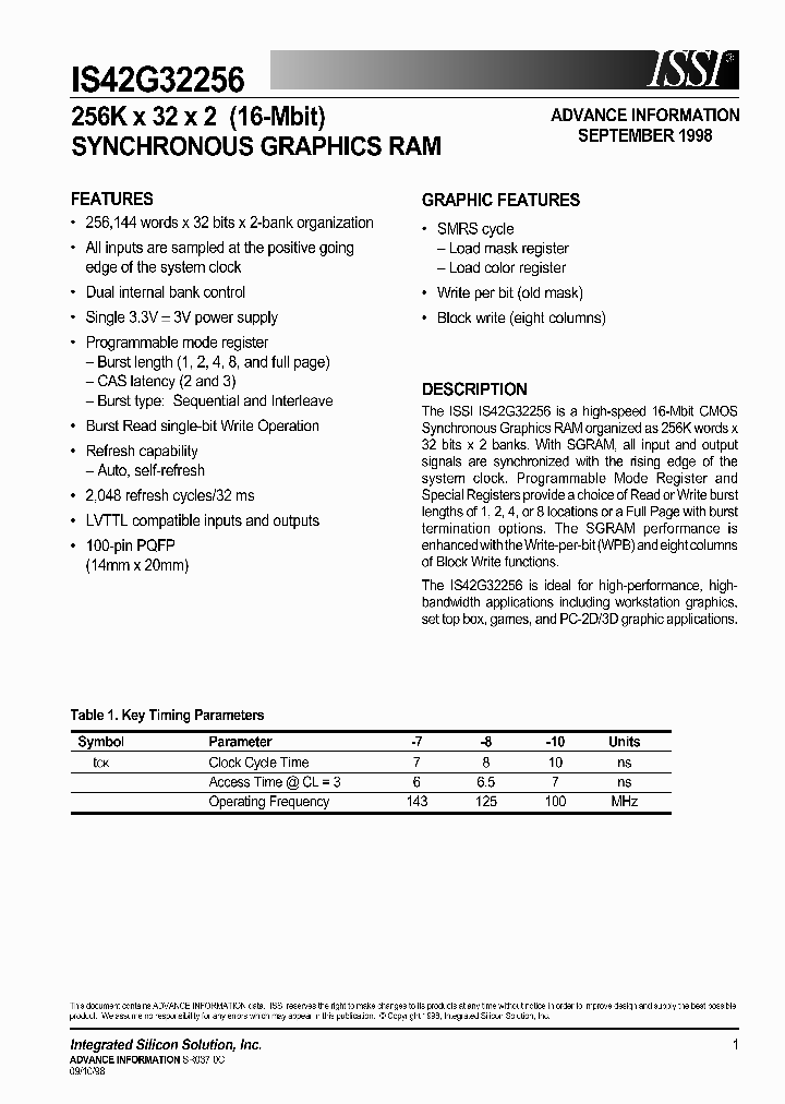 IS42G32256-8PQ_557515.PDF Datasheet