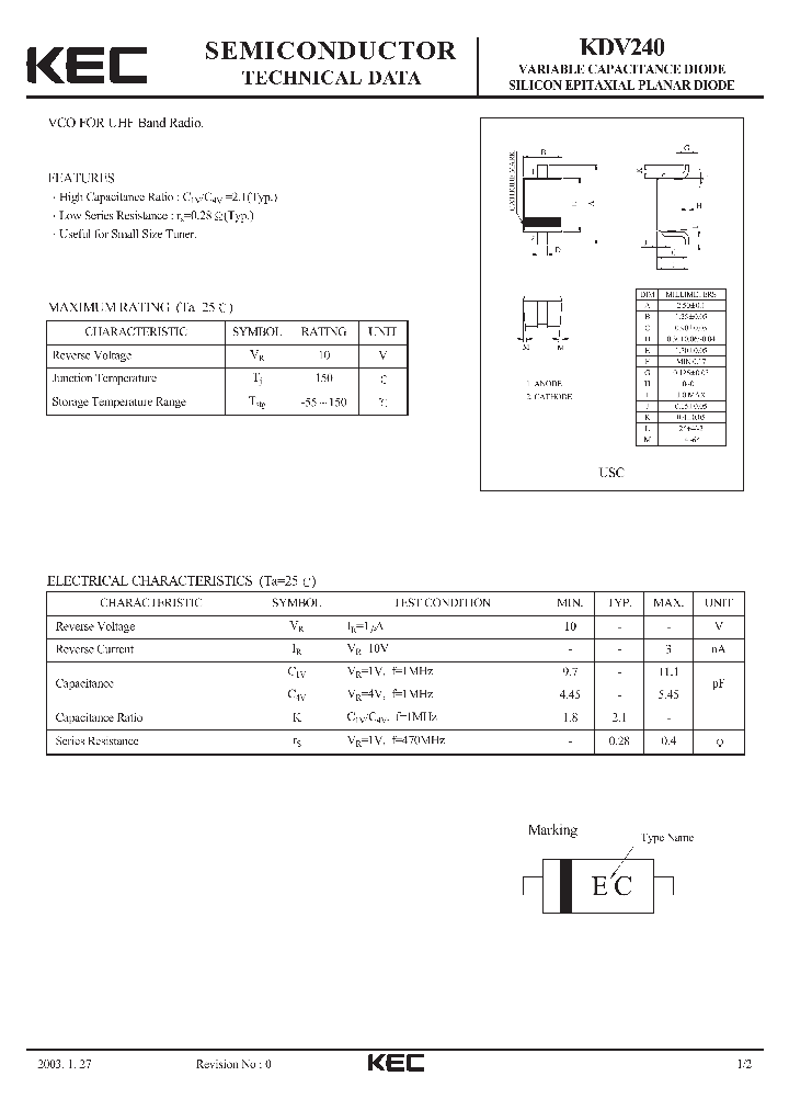 KDV240_557996.PDF Datasheet