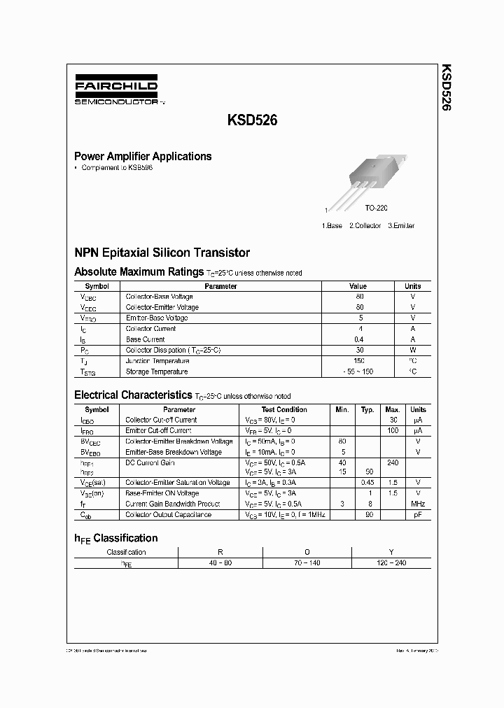 KSD526_488928.PDF Datasheet