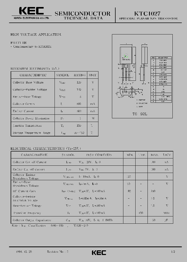 KTC1027_559258.PDF Datasheet