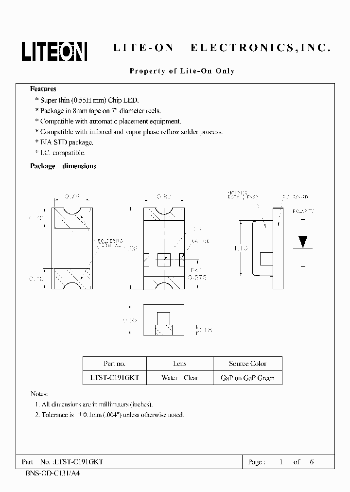 LTST-C191GKT_492218.PDF Datasheet