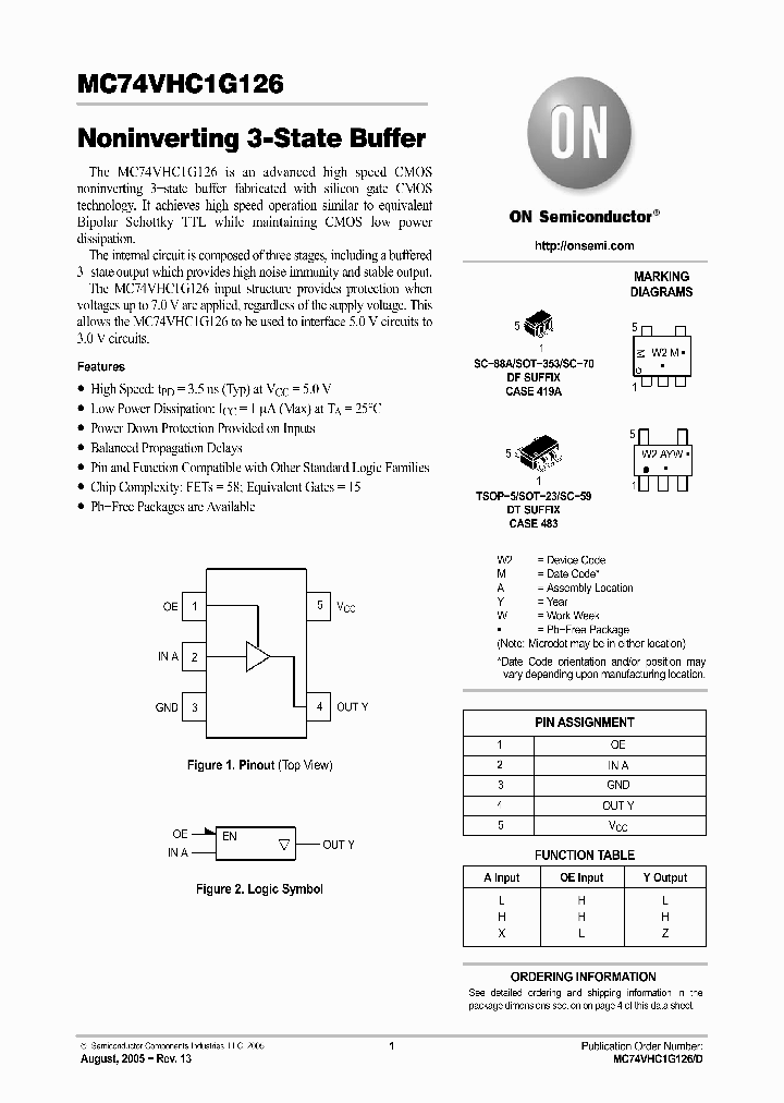 M74VHC1G126DFT1G_553948.PDF Datasheet