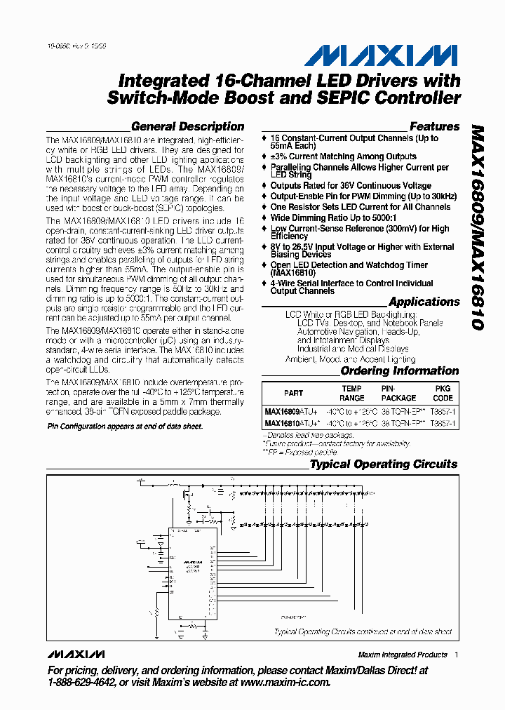 MAX16810_527701.PDF Datasheet