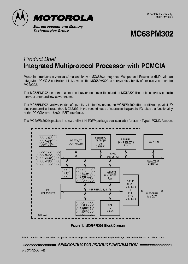 MC68PM302_491702.PDF Datasheet