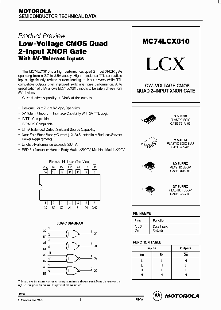 MC74LCX810M_518240.PDF Datasheet
