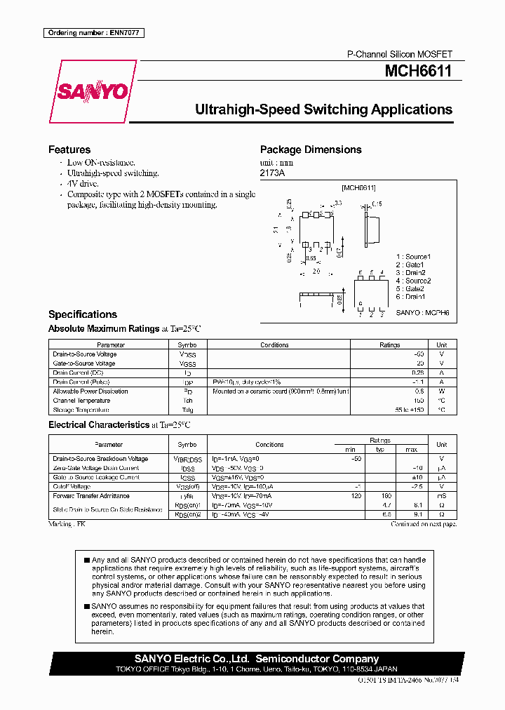 MCH6611_523041.PDF Datasheet