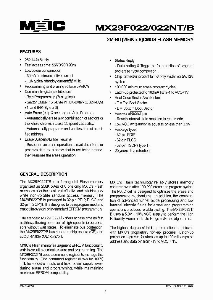 MX29F022BPC-12_537486.PDF Datasheet