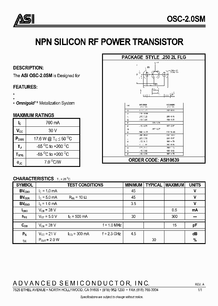 OSC-20SM_527519.PDF Datasheet