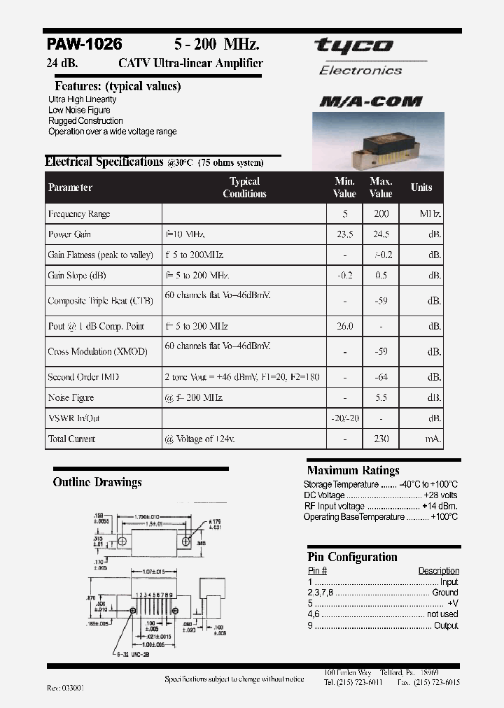 PAW-1026_519939.PDF Datasheet