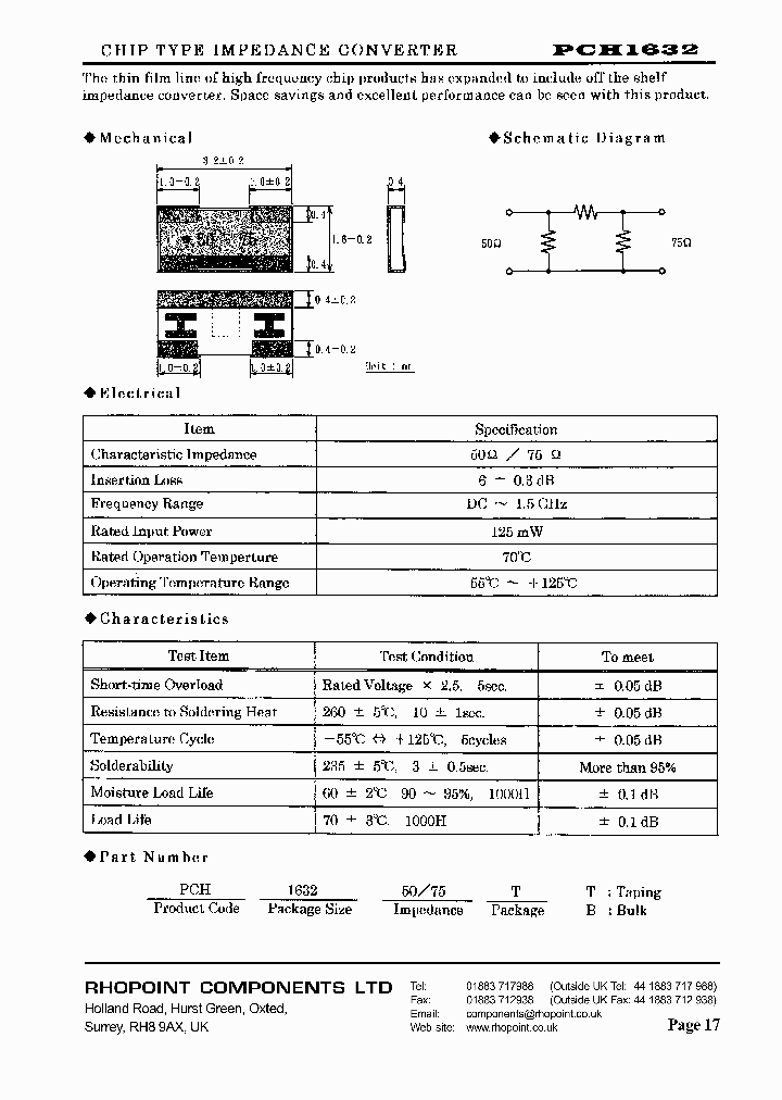 PCH163250B_522137.PDF Datasheet