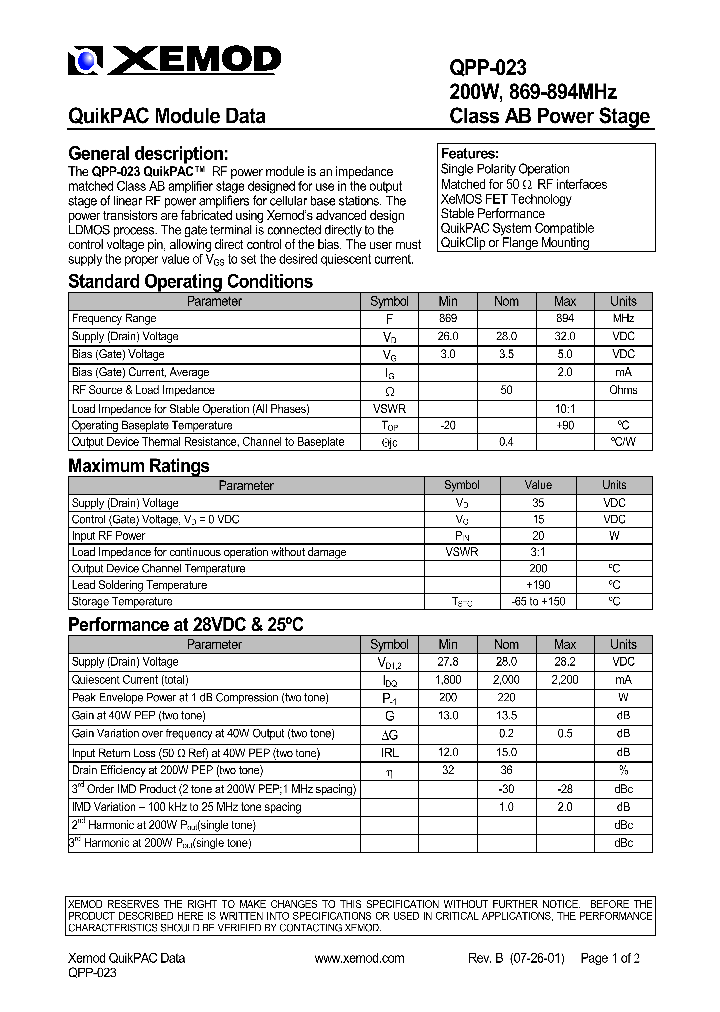 QPP-023_549428.PDF Datasheet