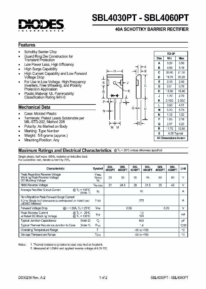 SBL4030PT_547755.PDF Datasheet