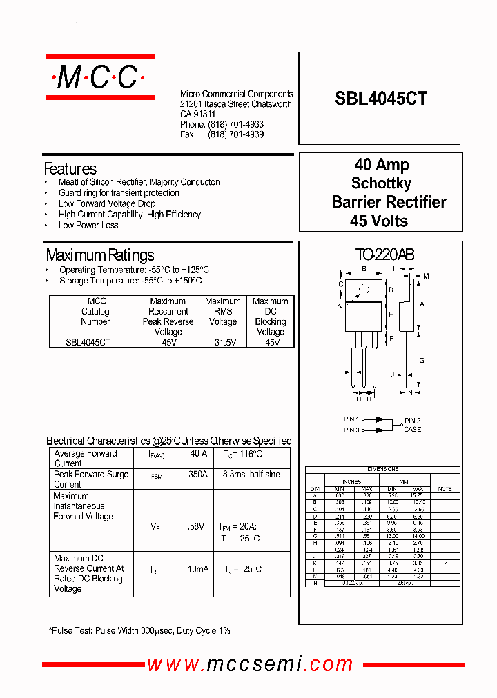 SBL4045CT_543861.PDF Datasheet