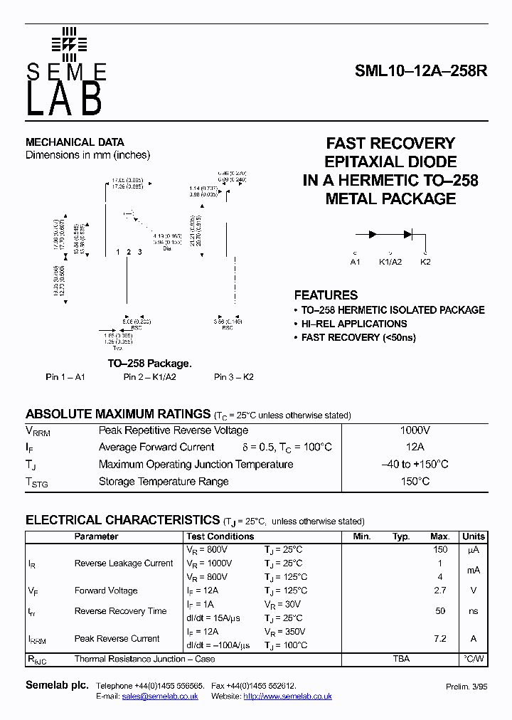 SML1012A258R_500616.PDF Datasheet