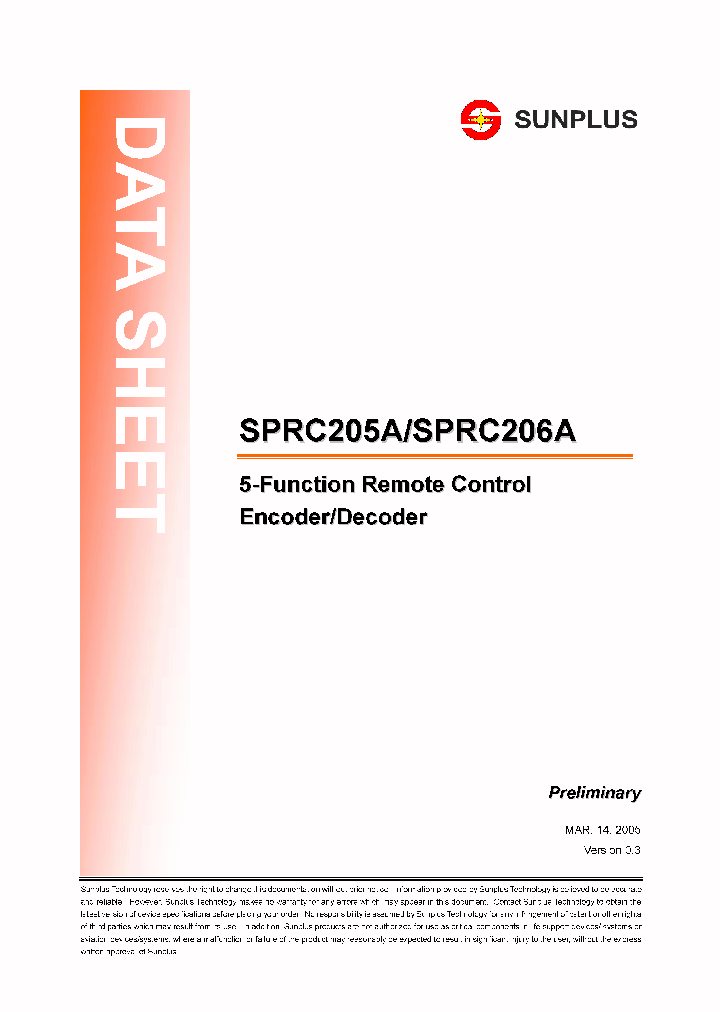 SPRC205A_548964.PDF Datasheet