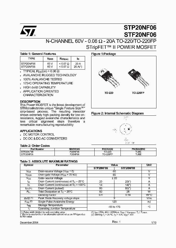 STF20NF06_487633.PDF Datasheet