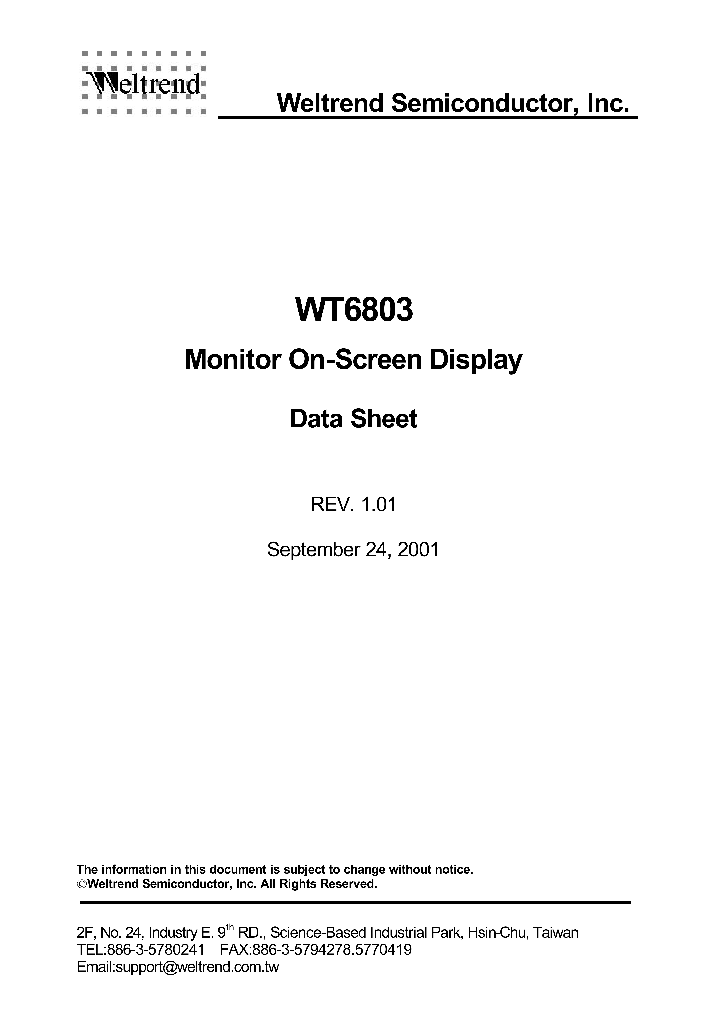 WT6803_533198.PDF Datasheet