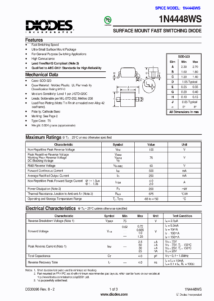 1N4448WS-7-F_731384.PDF Datasheet