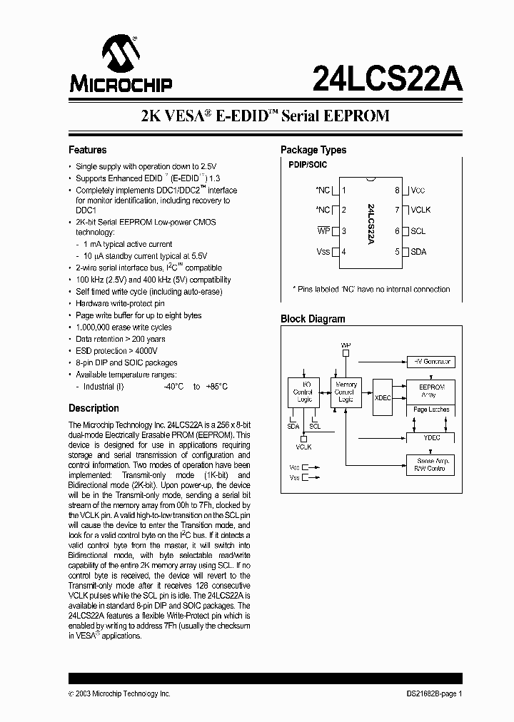 24LCS22A_779047.PDF Datasheet