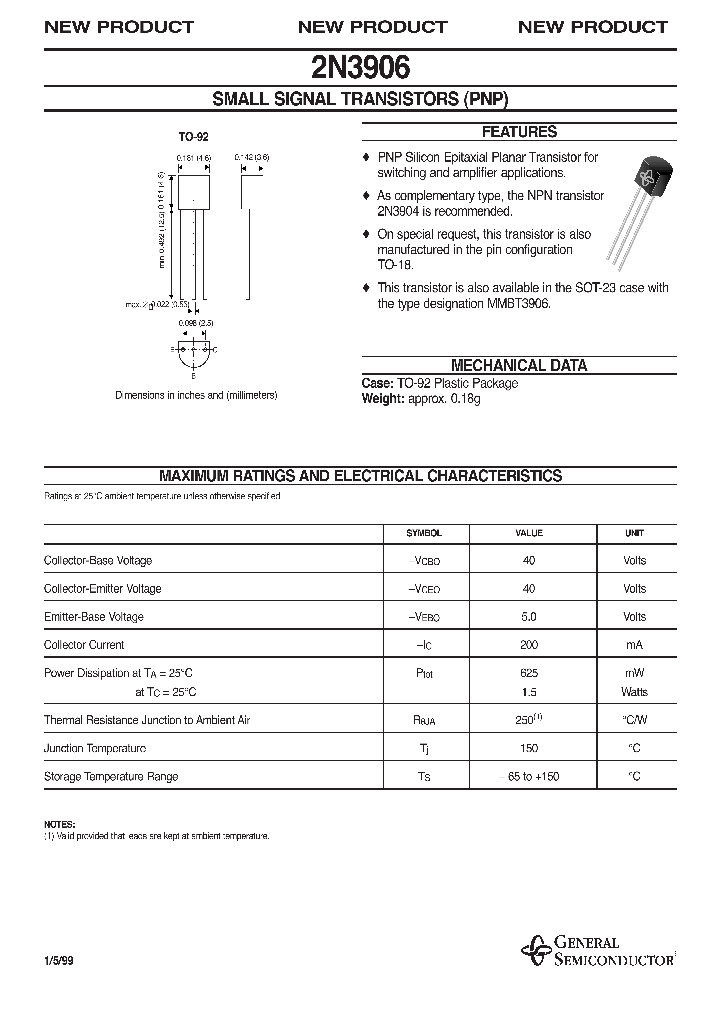 2N3906_737101.PDF Datasheet