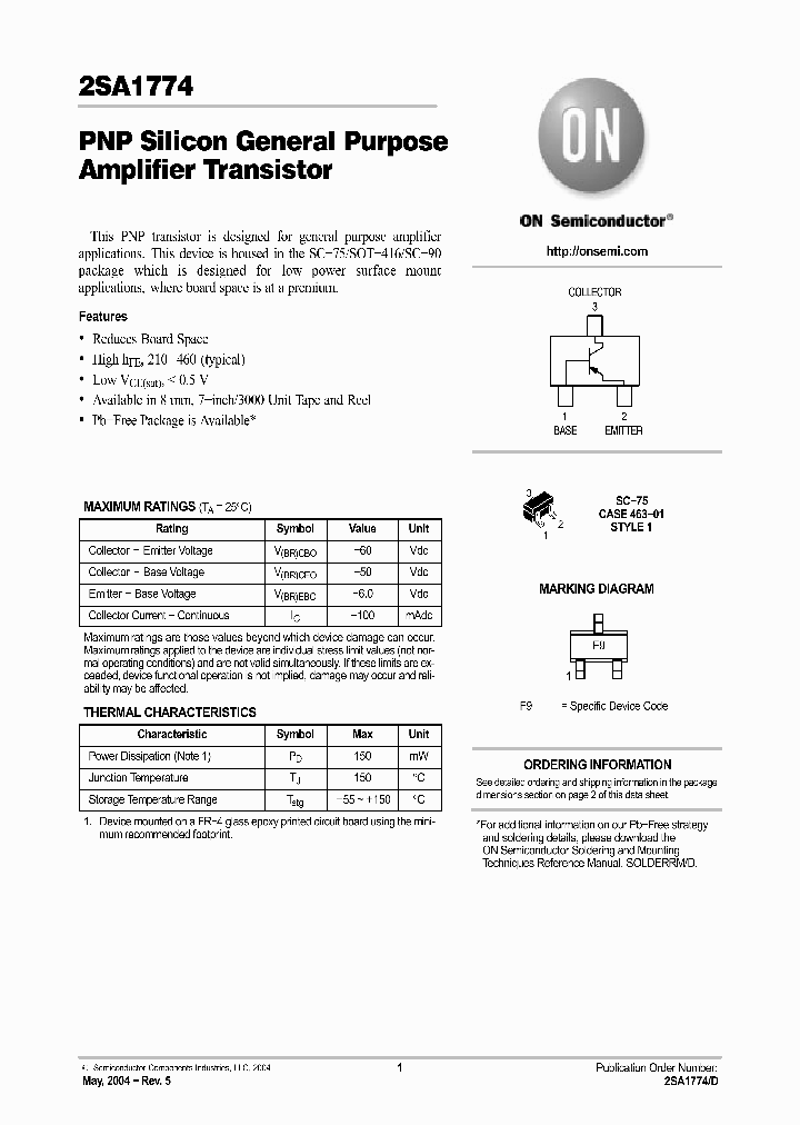 2SA1774T1_739880.PDF Datasheet