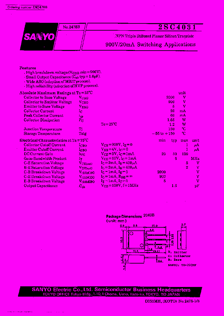 2SC4031_630914.PDF Datasheet