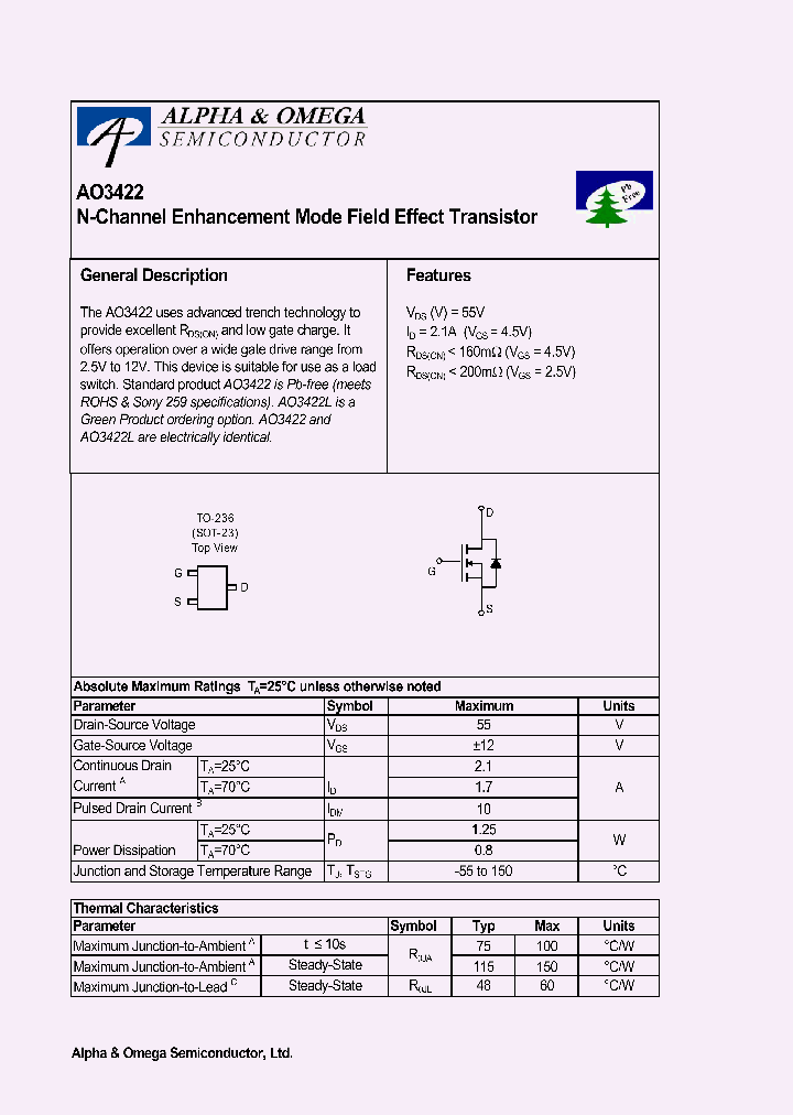 AO3422_650439.PDF Datasheet