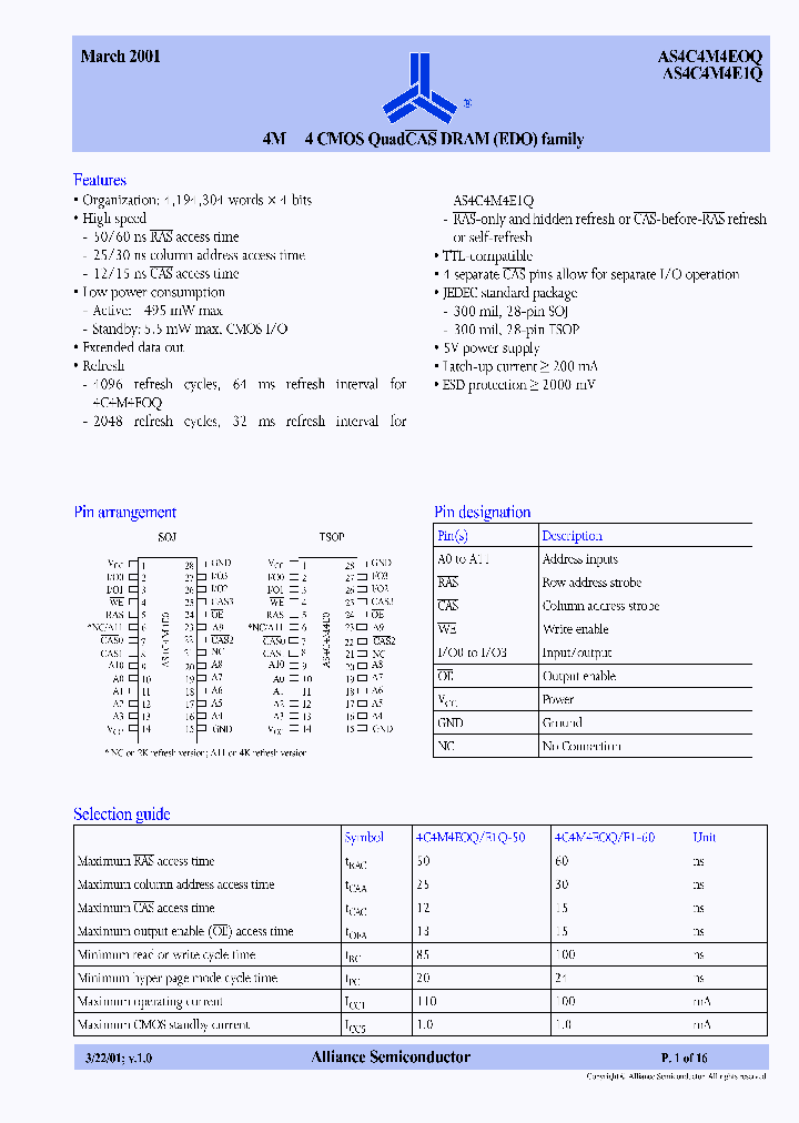 AS4C4M4E1Q_731692.PDF Datasheet