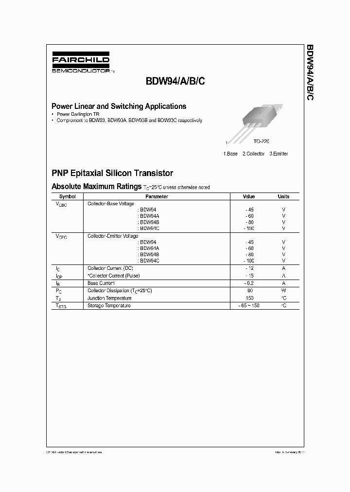 BDW94B_698384.PDF Datasheet