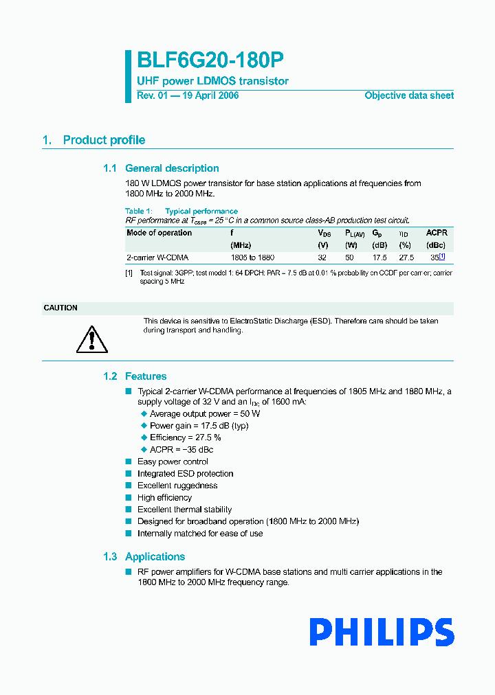 BLF6G20-180P_716207.PDF Datasheet