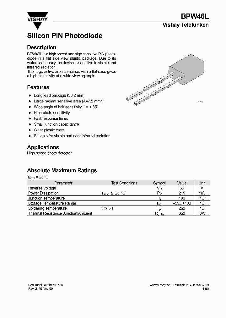 BPW46L_741046.PDF Datasheet