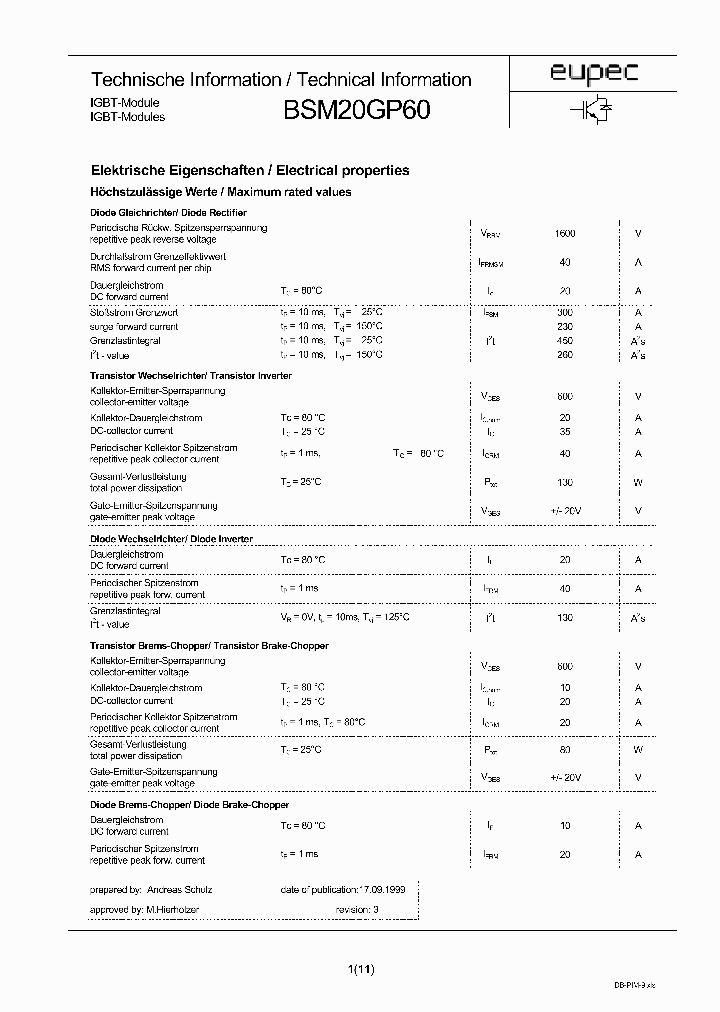 BSM20GP60_713869.PDF Datasheet