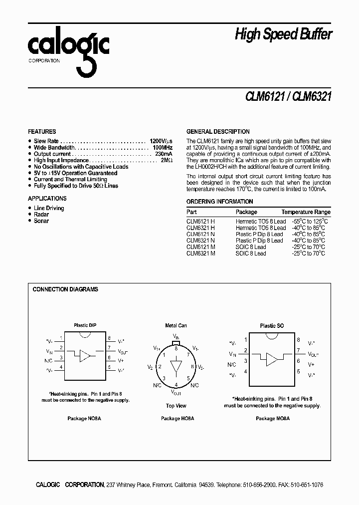 CLM6321_91137.PDF Datasheet