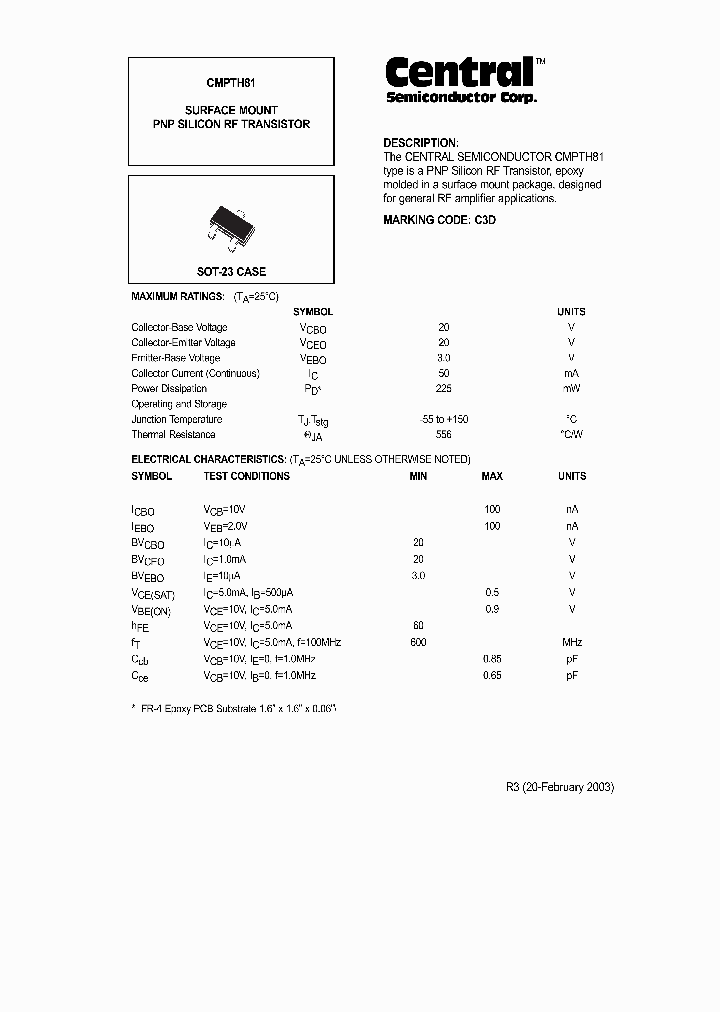 CMPTH81_637110.PDF Datasheet