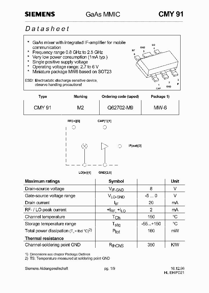 CMY91_576189.PDF Datasheet