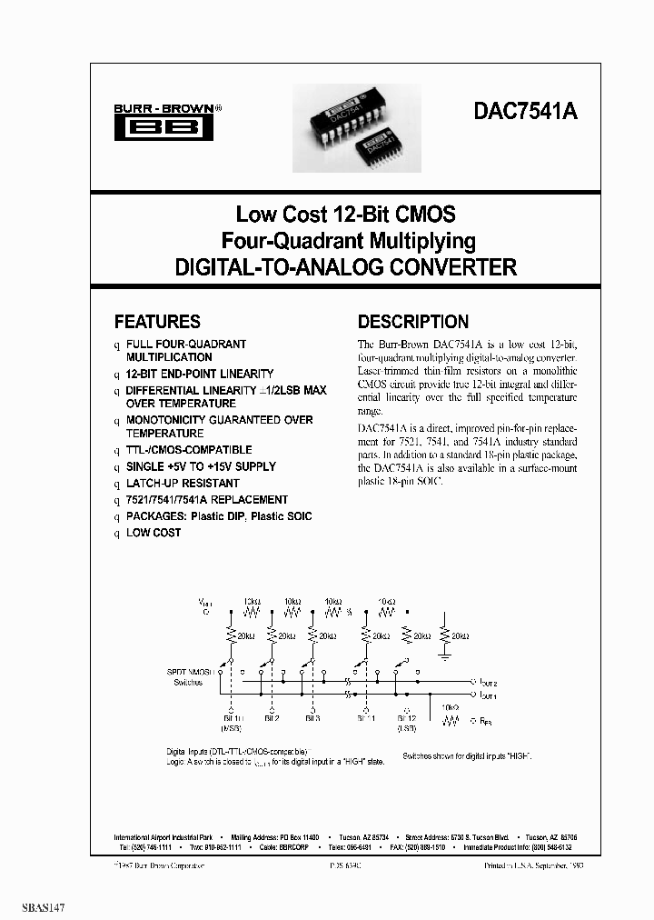 DAC7541AKP_777091.PDF Datasheet