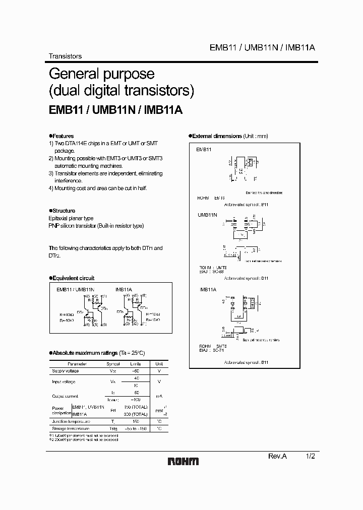 UMB11N_59307.PDF Datasheet