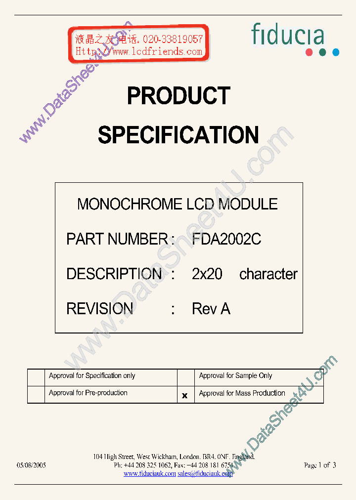 FDA2002C_687609.PDF Datasheet