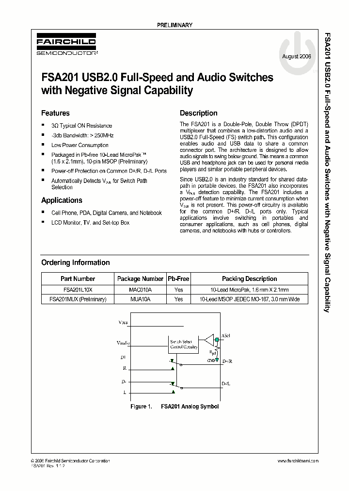 FSA201_650991.PDF Datasheet