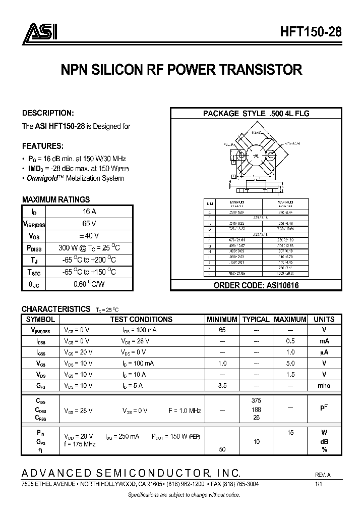 HFT150-28_650401.PDF Datasheet