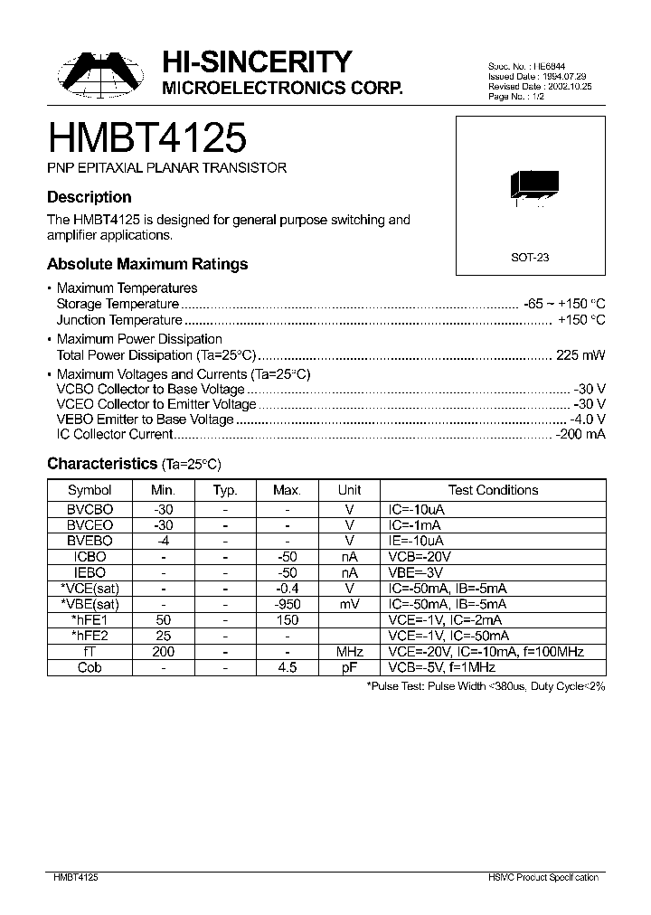 HMBT4125_592072.PDF Datasheet