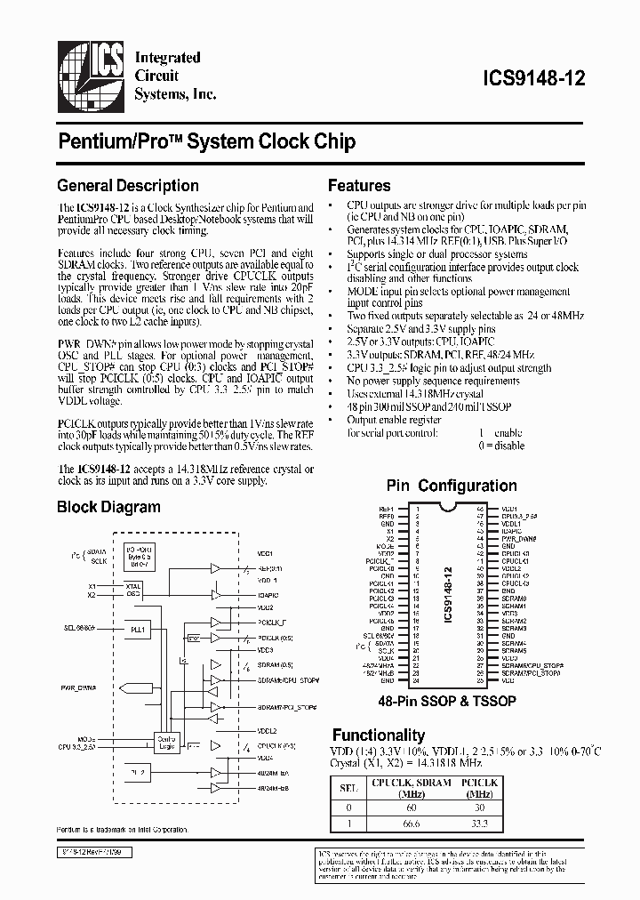 ICS9148-12_90826.PDF Datasheet