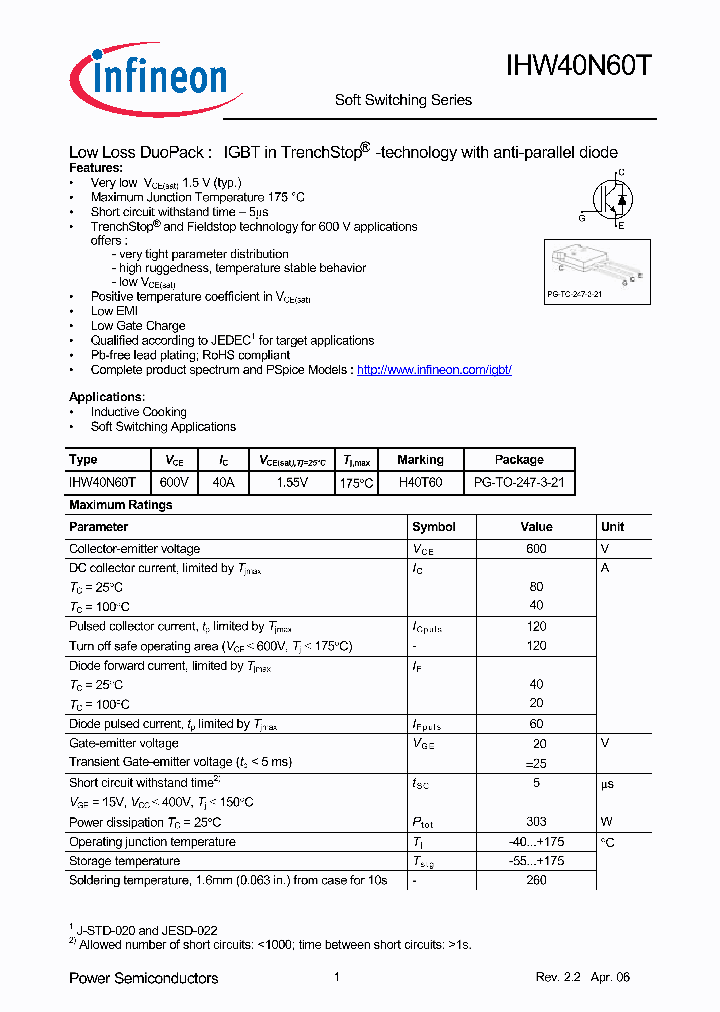 IHW40N60T_655516.PDF Datasheet