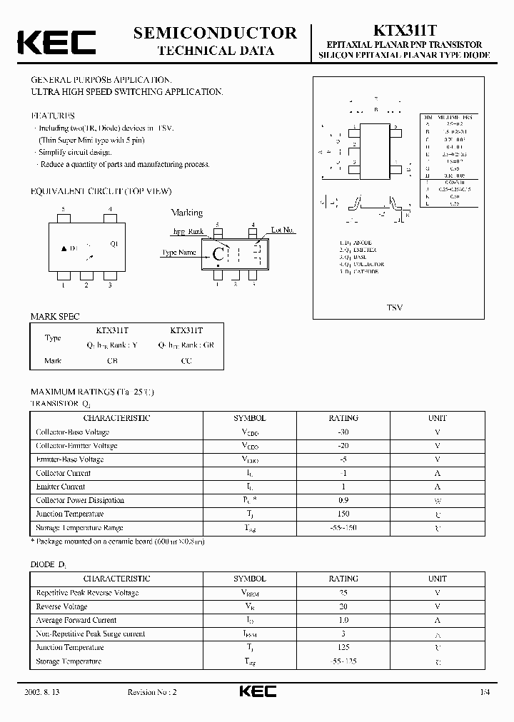 KTX311T_719670.PDF Datasheet