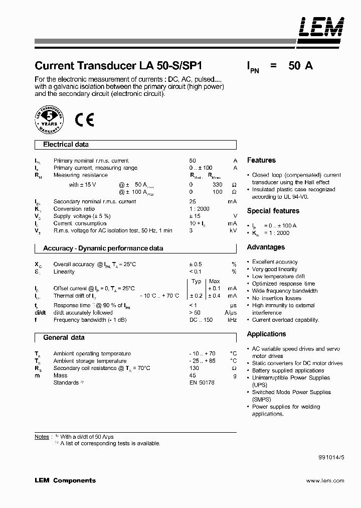 LA50-S_700877.PDF Datasheet